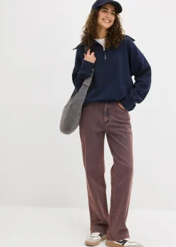 Pantalón de sarga con efecto lavado