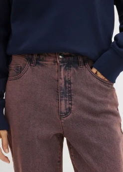 Pantalón de sarga con efecto lavado