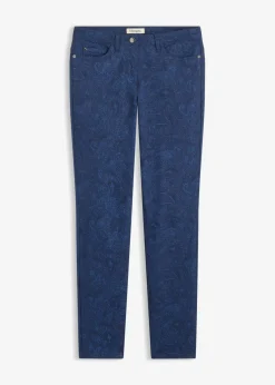 Pantalón de sarga con estampado elegante