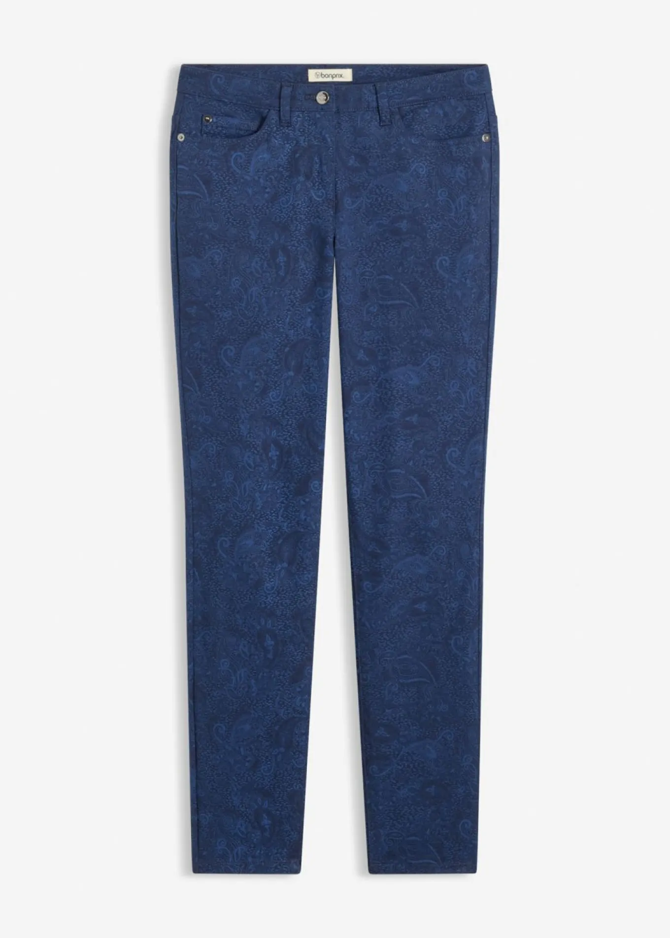 Pantalón de sarga con estampado elegante