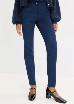 Pantalón de sarga con estampado elegante