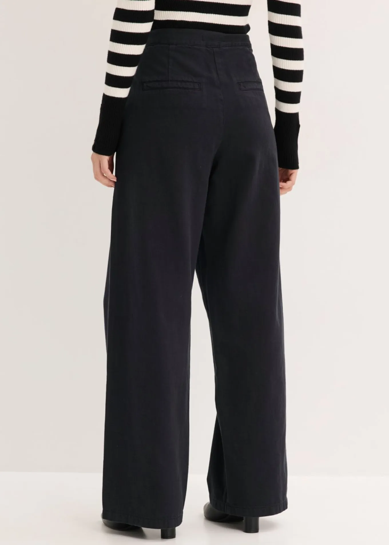 Pantalón de sarga de algodón puro