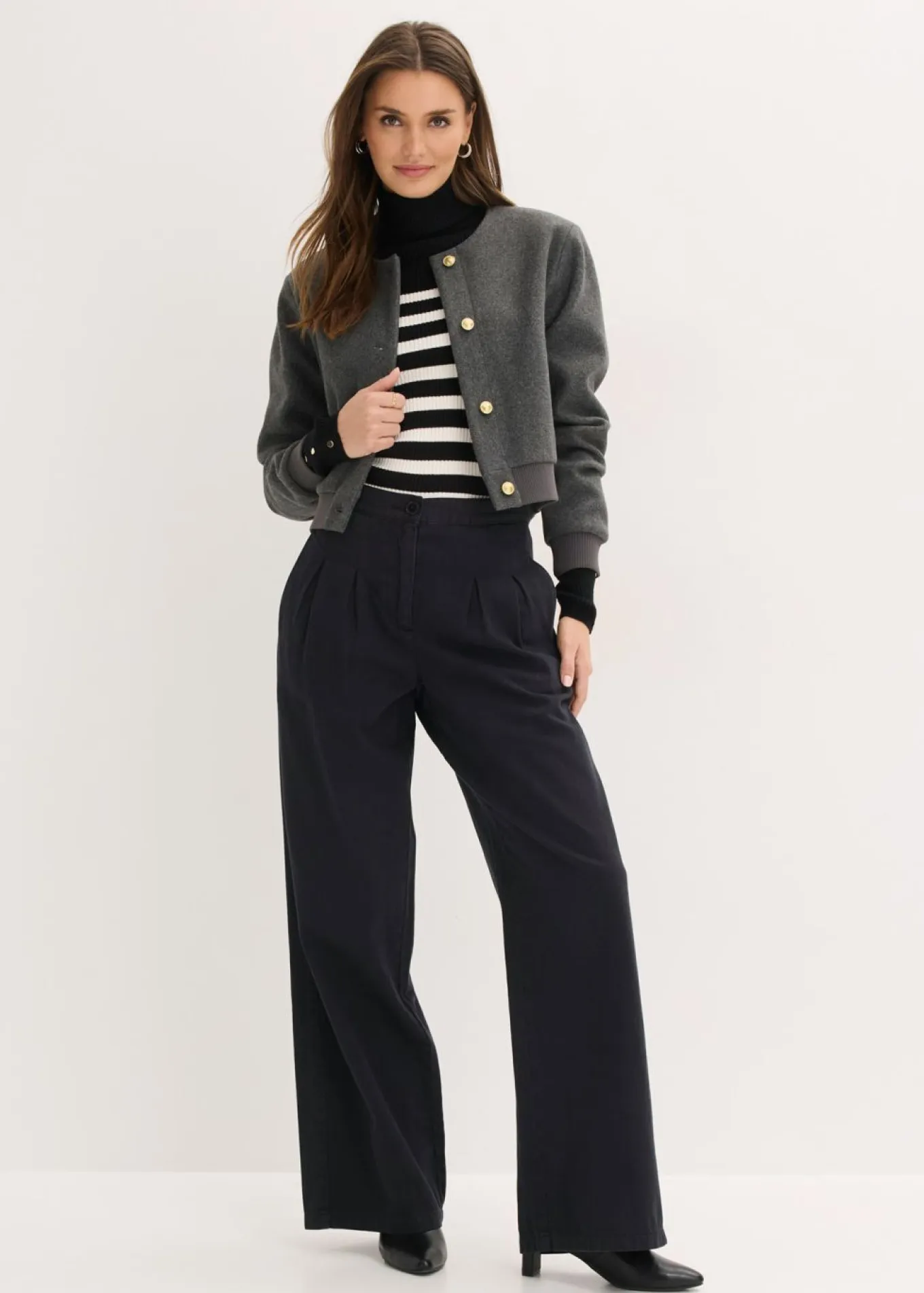 Pantalón de sarga de algodón puro