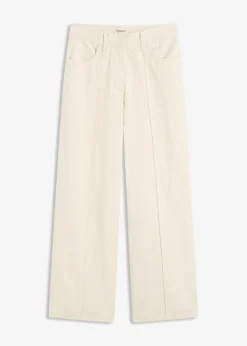Pantalón de sarga de algodón puro