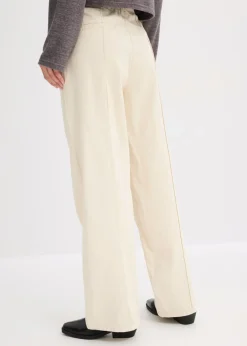 Pantalón de sarga de algodón puro
