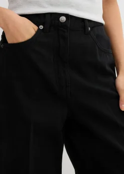Pantalón de sarga de algodón puro con pinzas