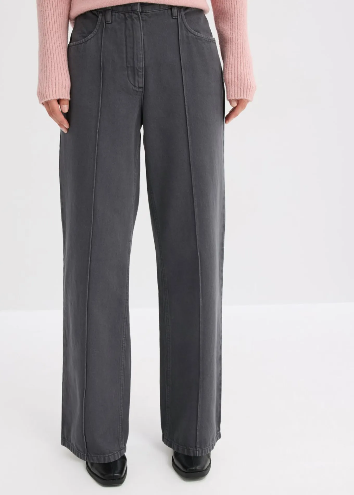 Pantalón de sarga de algodón puro