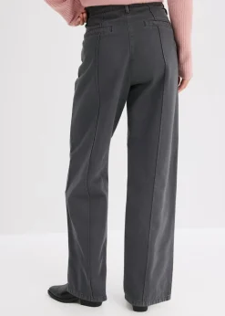 Pantalón de sarga de algodón puro