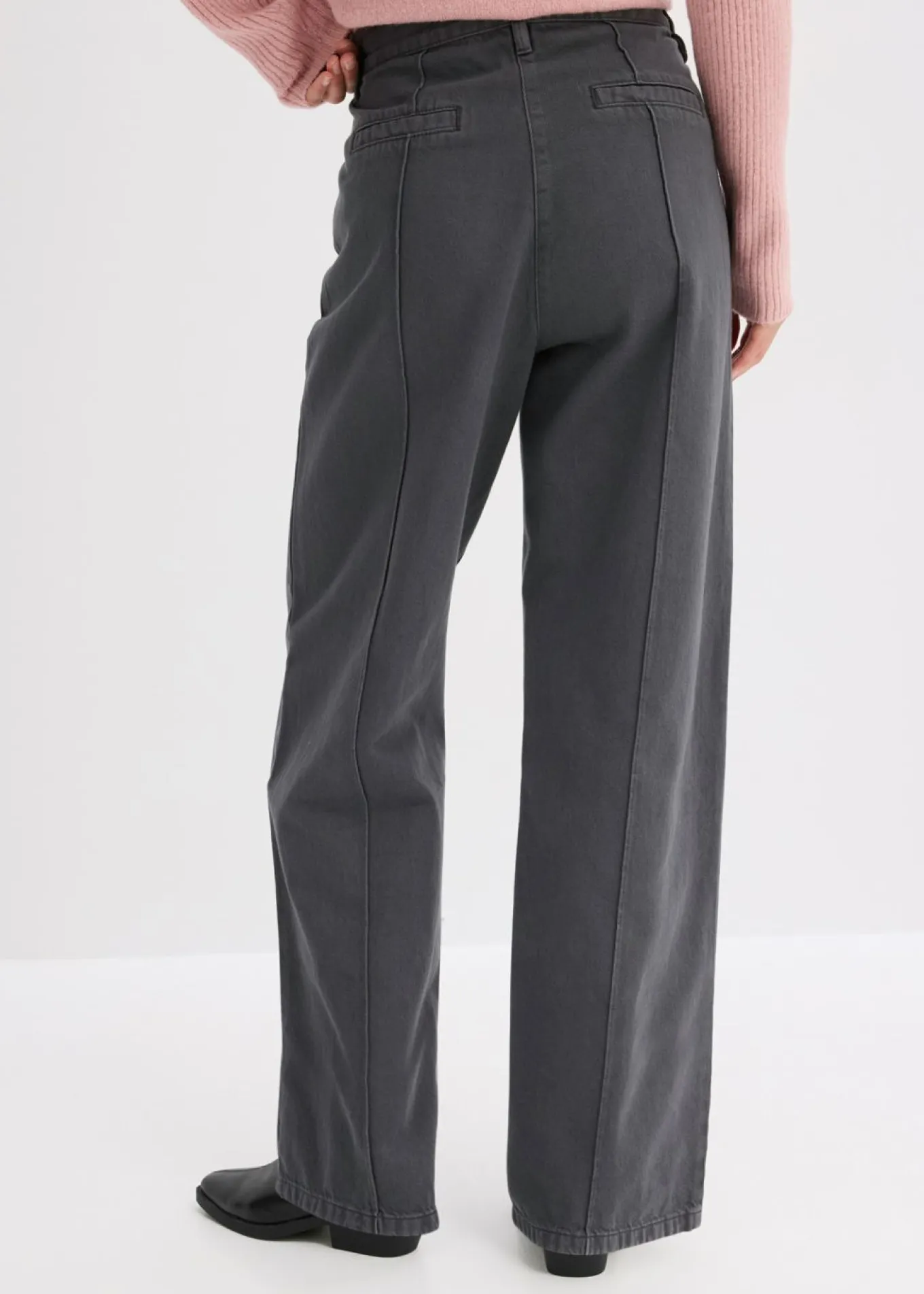 Pantalón de sarga de algodón puro