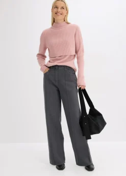Pantalón de sarga de algodón puro