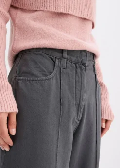 Pantalón de sarga de algodón puro