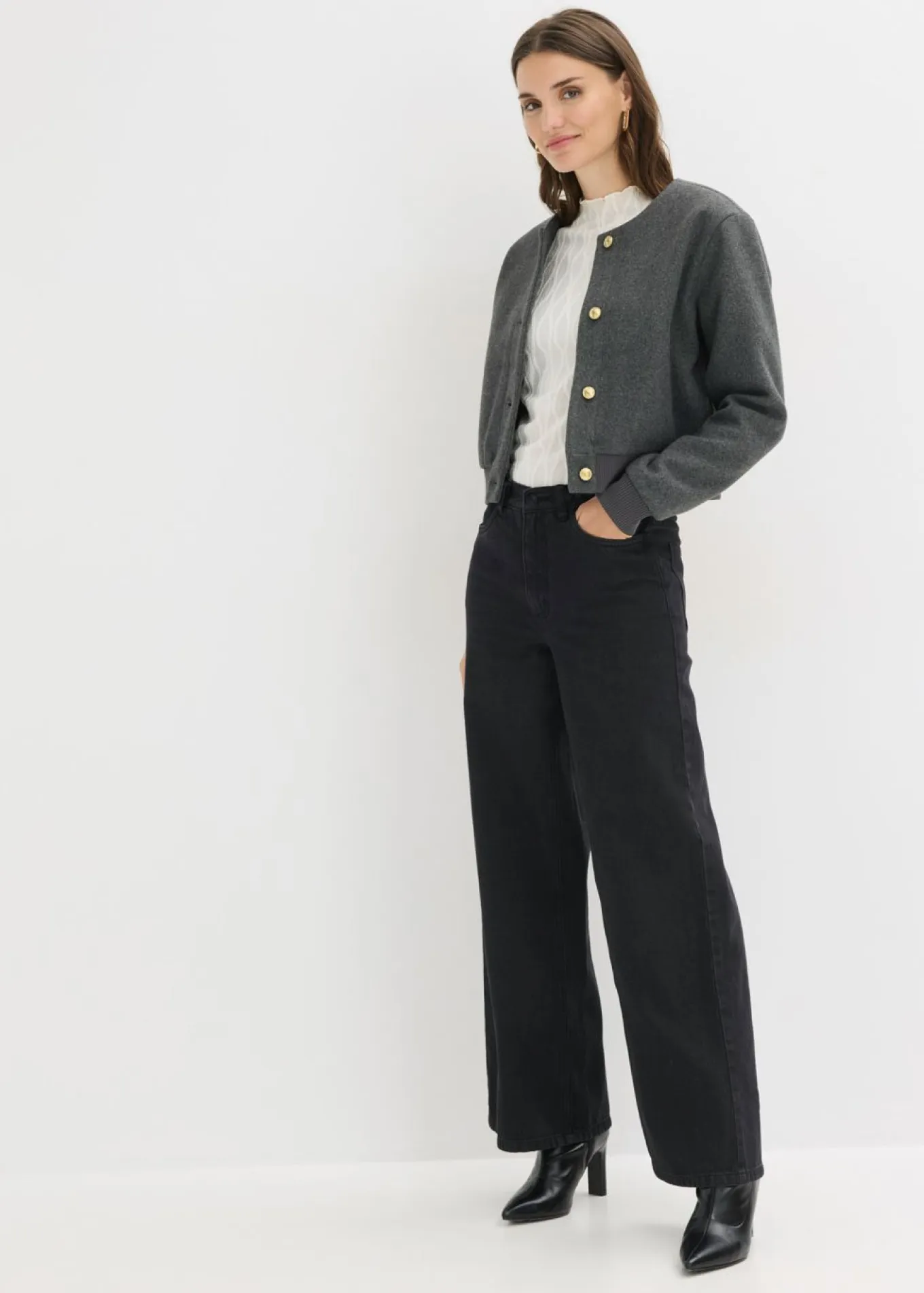 Pantalón de sarga de algodón orgánico puro