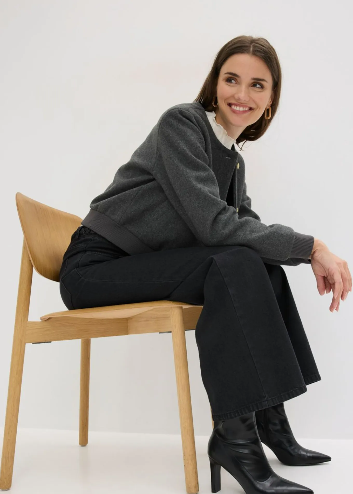 Pantalón de sarga de algodón orgánico puro