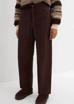 Pantalón de sarga de algodón puro