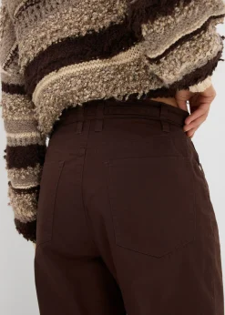 Pantalón de sarga de algodón puro