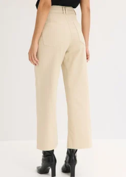 Pantalón de sarga de algodón puro