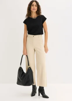 Pantalón de sarga de algodón puro