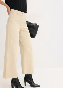 Pantalón de sarga de algodón puro