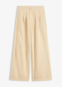 Pantalón de sarga de algodón puro