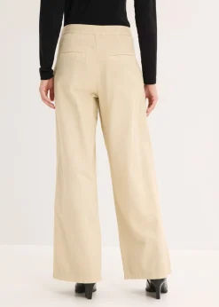 Pantalón de sarga de algodón puro