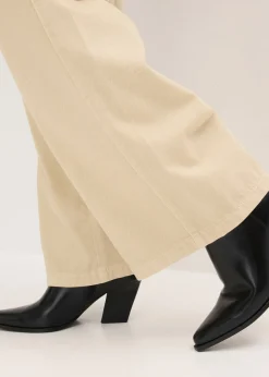 Pantalón de sarga de algodón puro