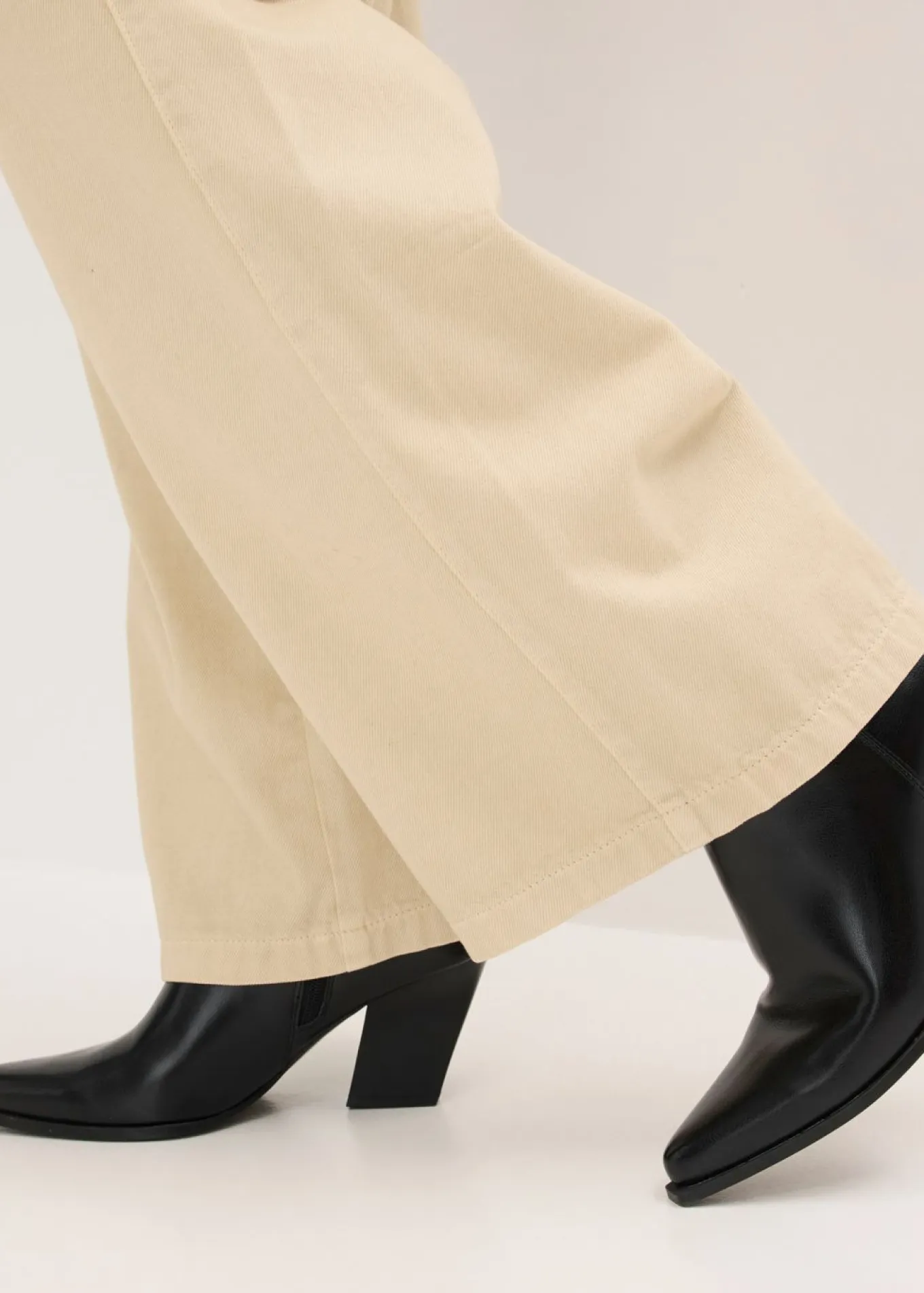 Pantalón de sarga de algodón puro