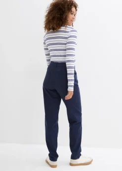 Pantalón de sarga de mezcla de algodón y elastano