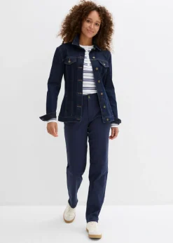 Pantalón de sarga de mezcla de algodón y elastano