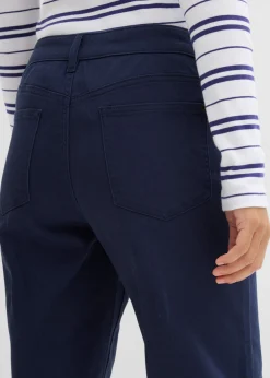 Pantalón de sarga de mezcla de algodón y elastano