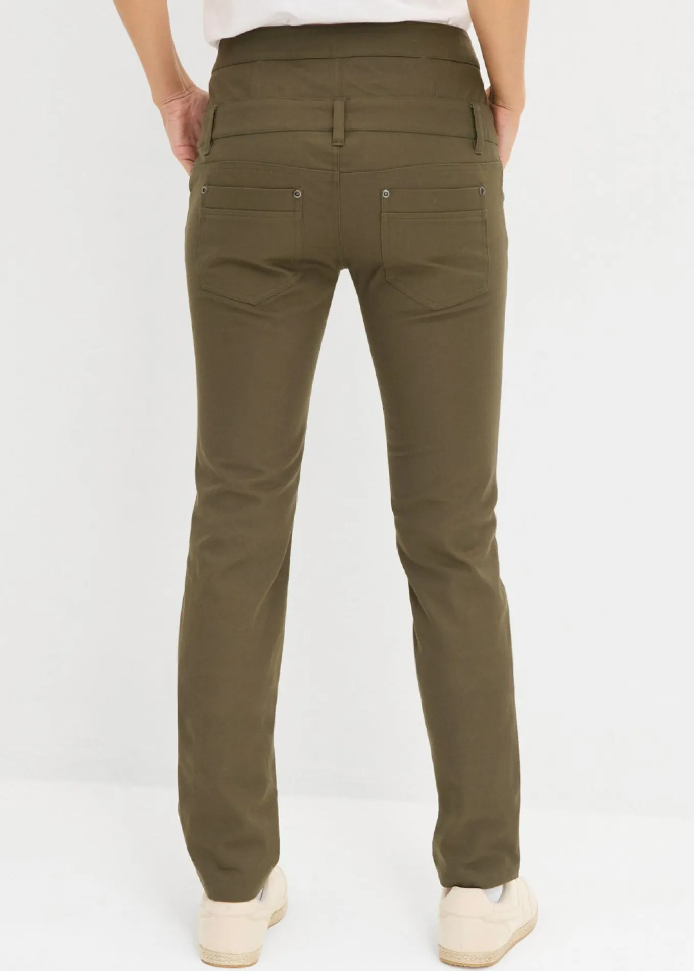Pantalón de sarga elástica