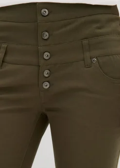Pantalón de sarga elástica