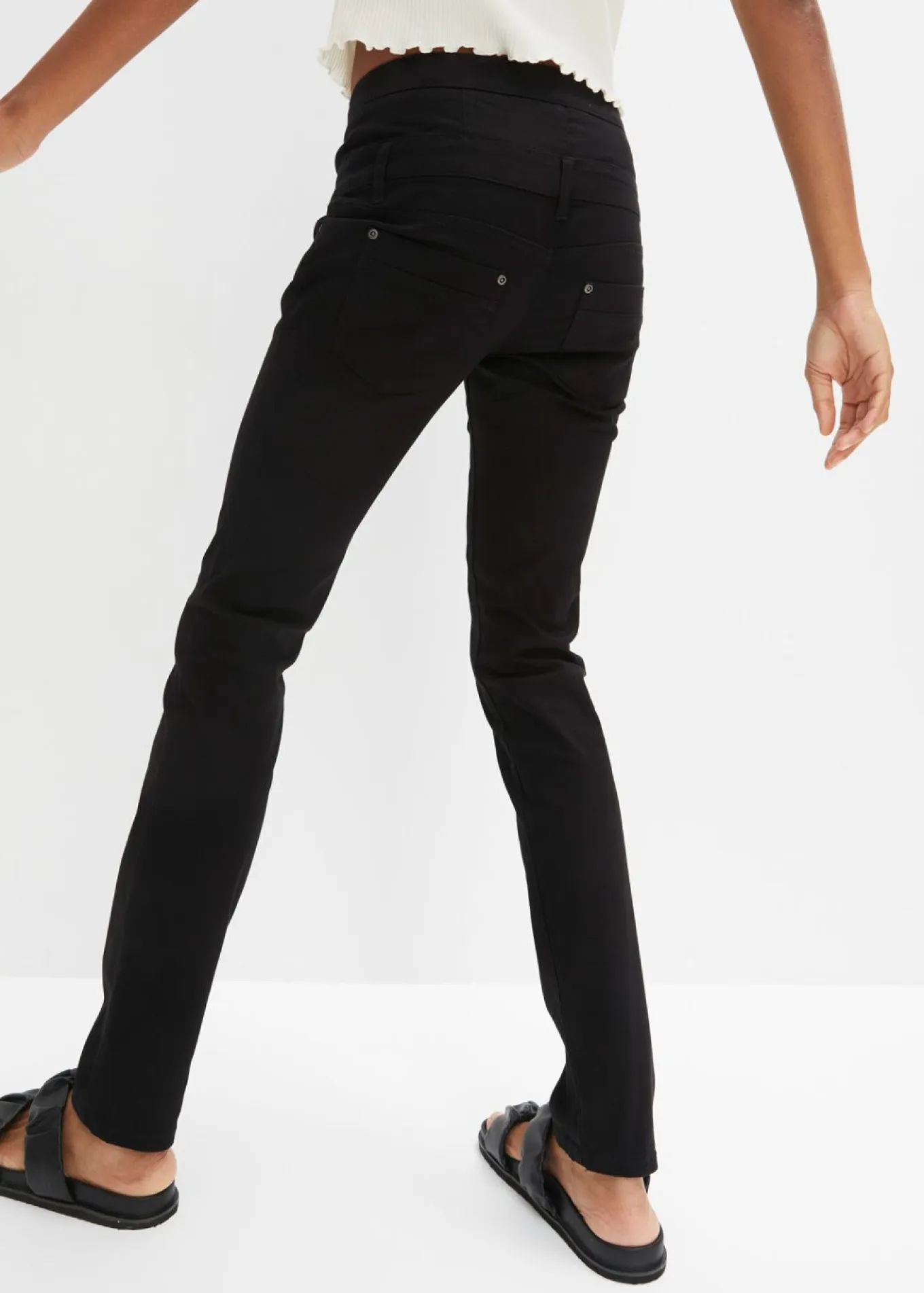 Pantalón de sarga elástica