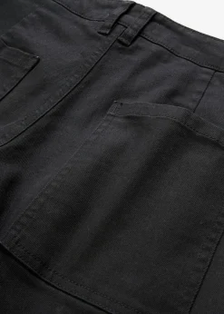 Pantalón de sarga en mezcla de algodón elástico