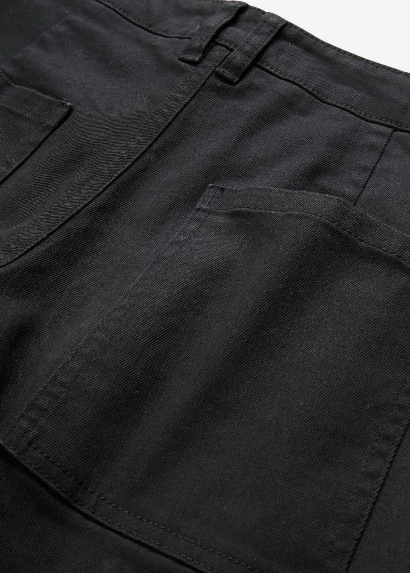 Pantalón de sarga en mezcla de algodón elástico
