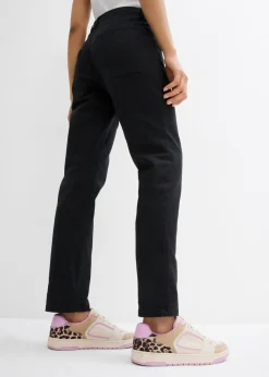 Pantalón de sarga en mezcla de algodón elástico