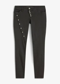 Pantalón de sarga en mezcla de algodón elástico