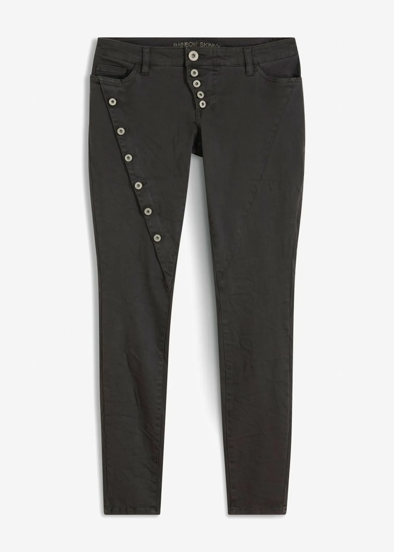 Pantalón de sarga en mezcla de algodón elástico