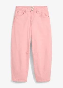 Pantalón de sarga en mezcla de algodón elástico