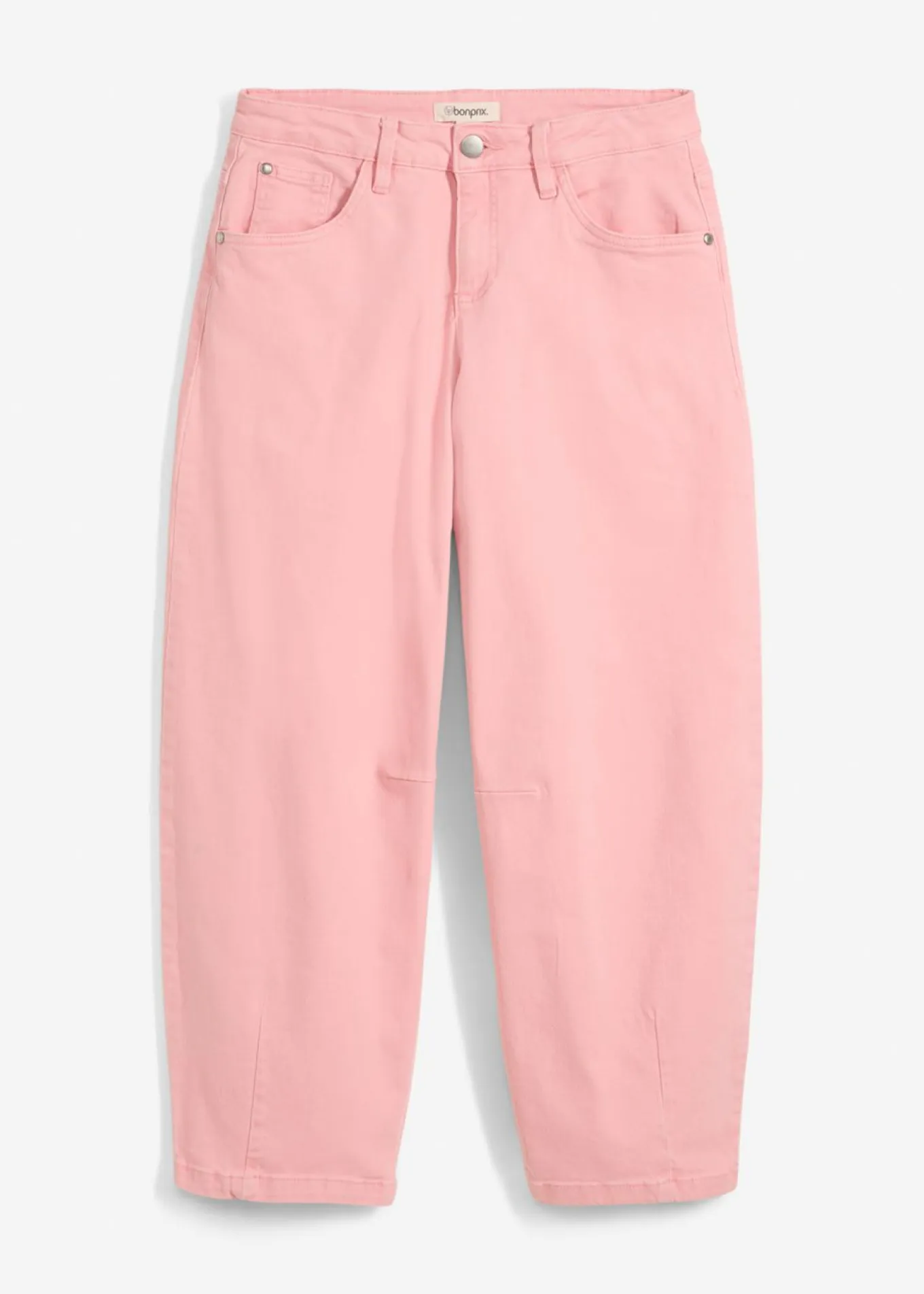 Pantalón de sarga en mezcla de algodón elástico
