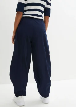 Pantalón de sarga ligero, ajuste bombacho