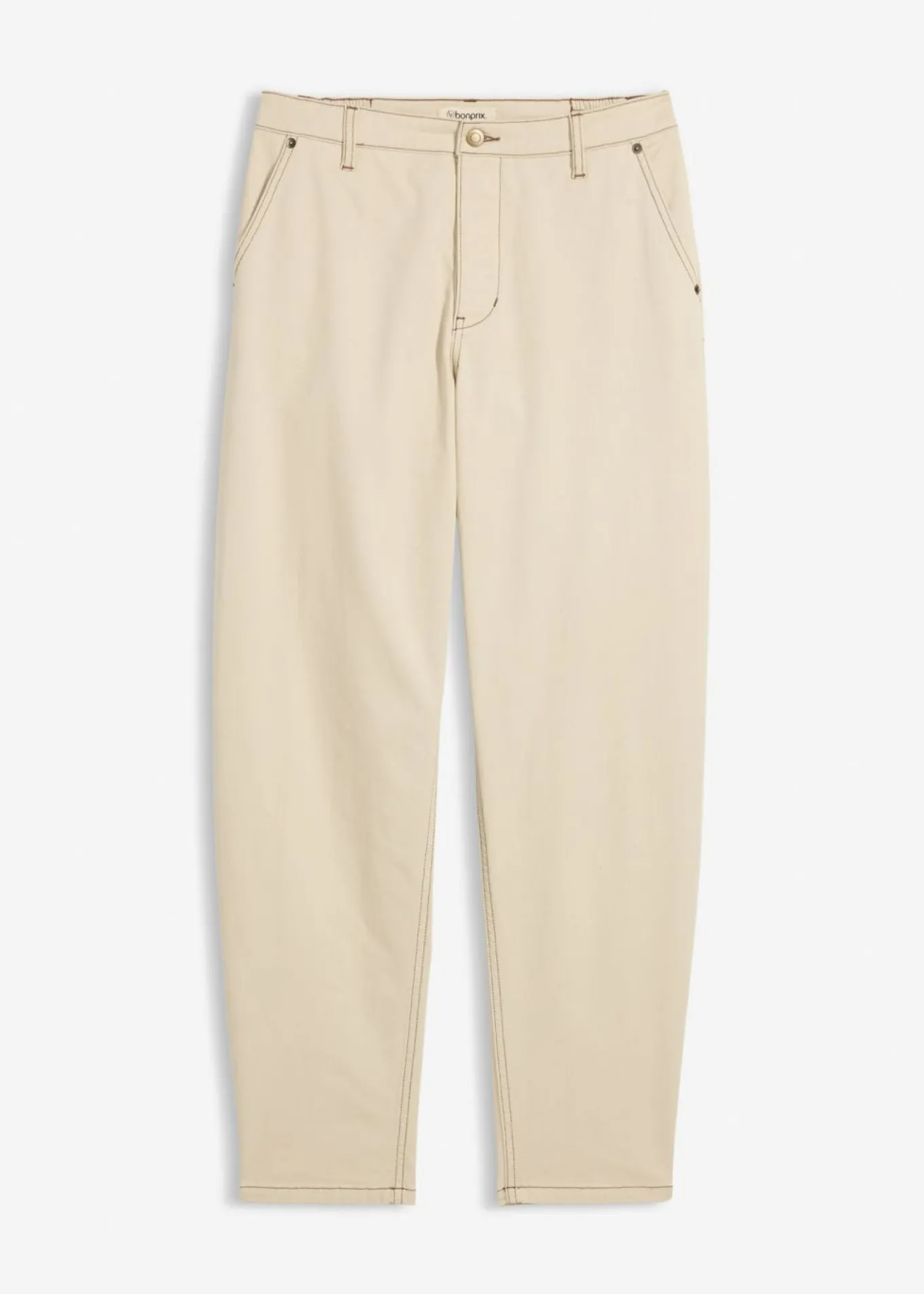 Pantalón de sarga tipo barrel