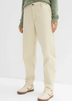 Pantalón de sarga tipo barrel
