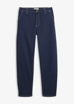 Pantalón de sarga tipo barrel