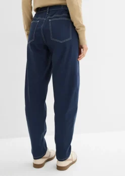 Pantalón de sarga tipo barrel