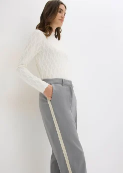Pantalón de traje con cinturilla cómoda