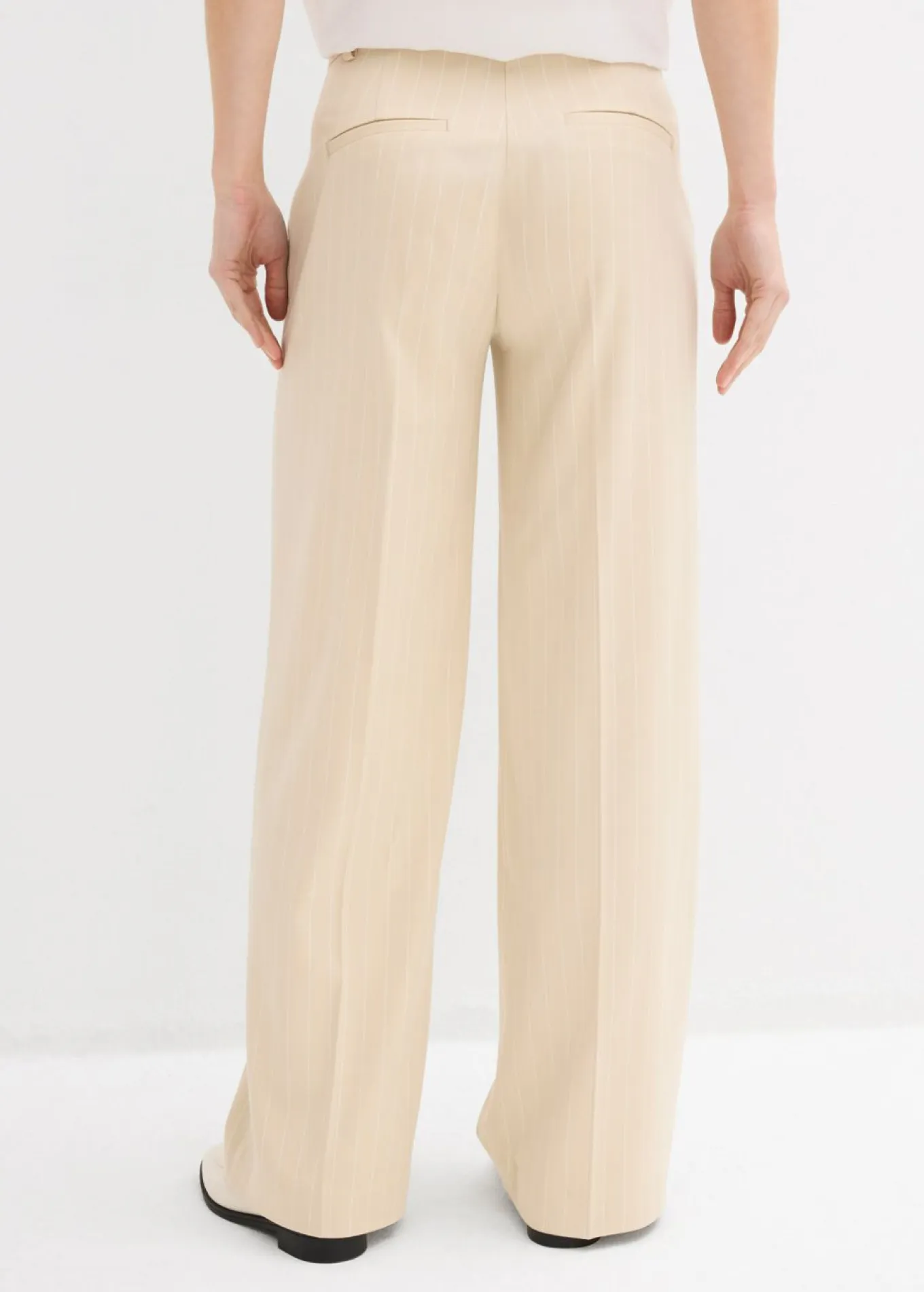 Pantalón de traje con rayas