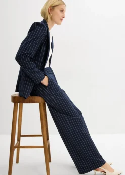 Pantalón de traje con rayas