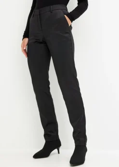 Pantalón de traje de satén fino