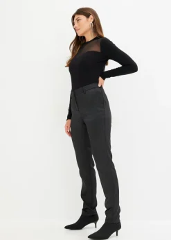 Pantalón de traje de satén fino