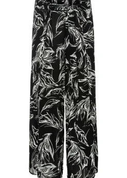 Pantalón de viscosa estructurada
